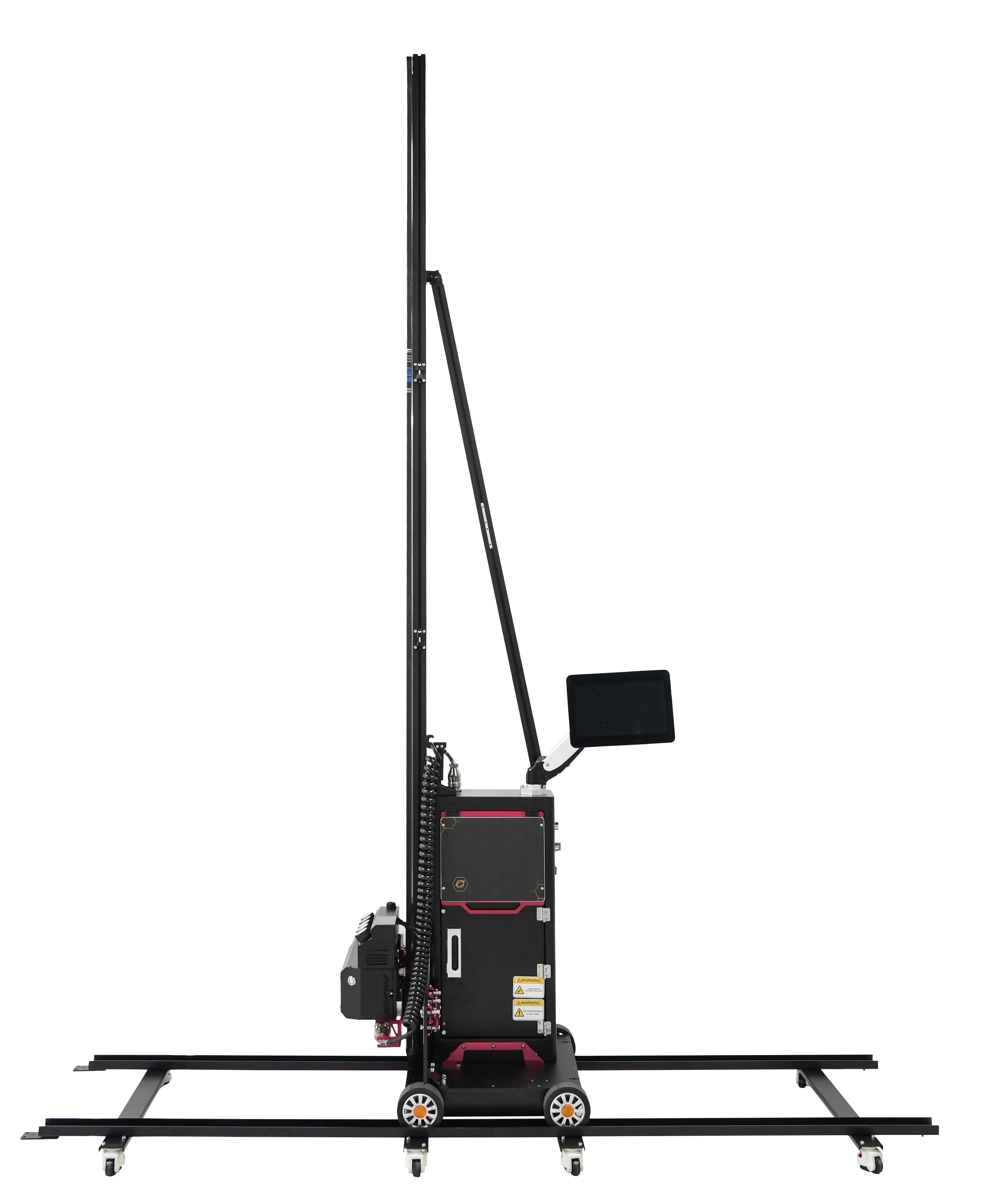 Wall printing machine setup