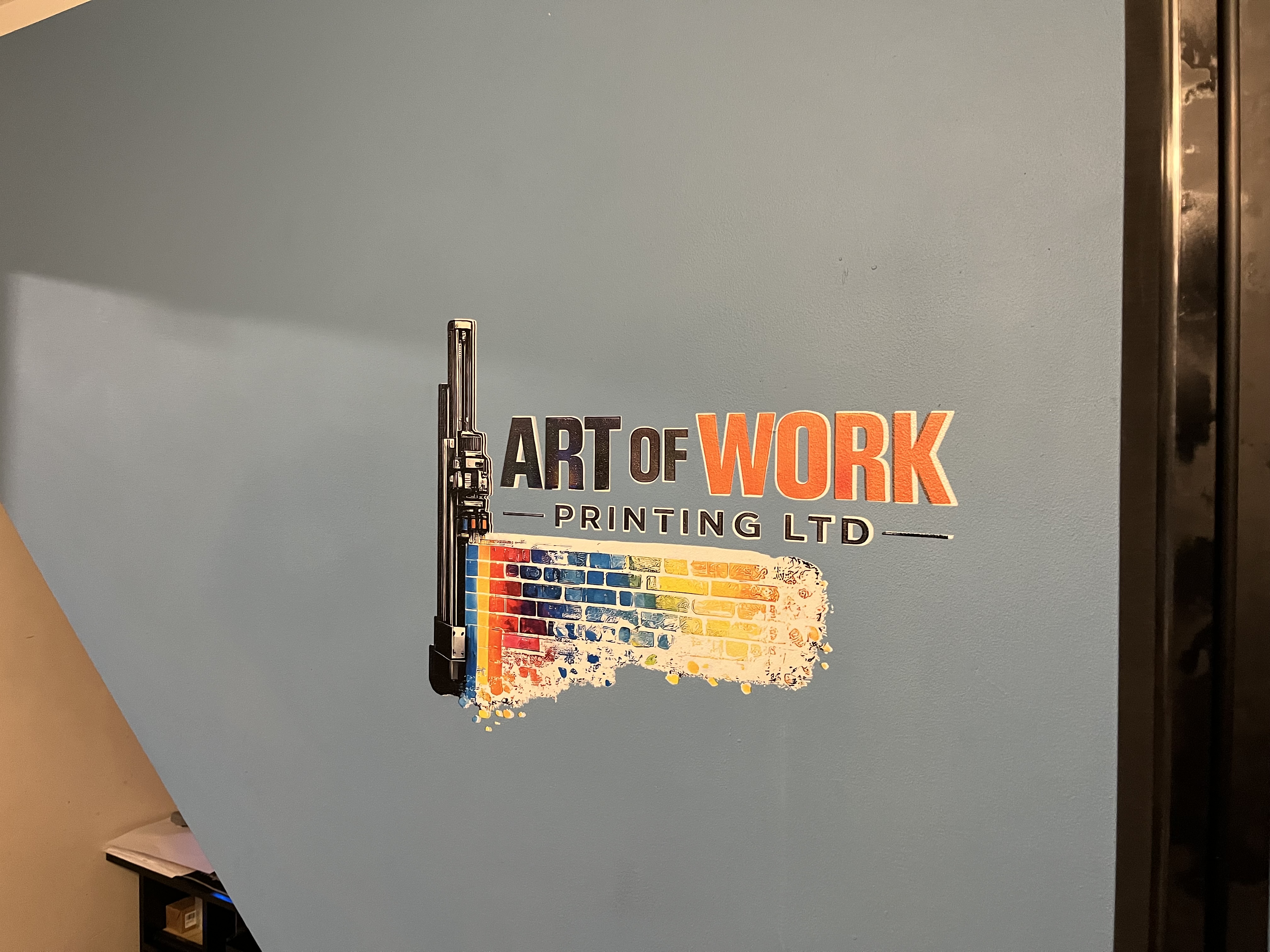 Office Logo Wall Print