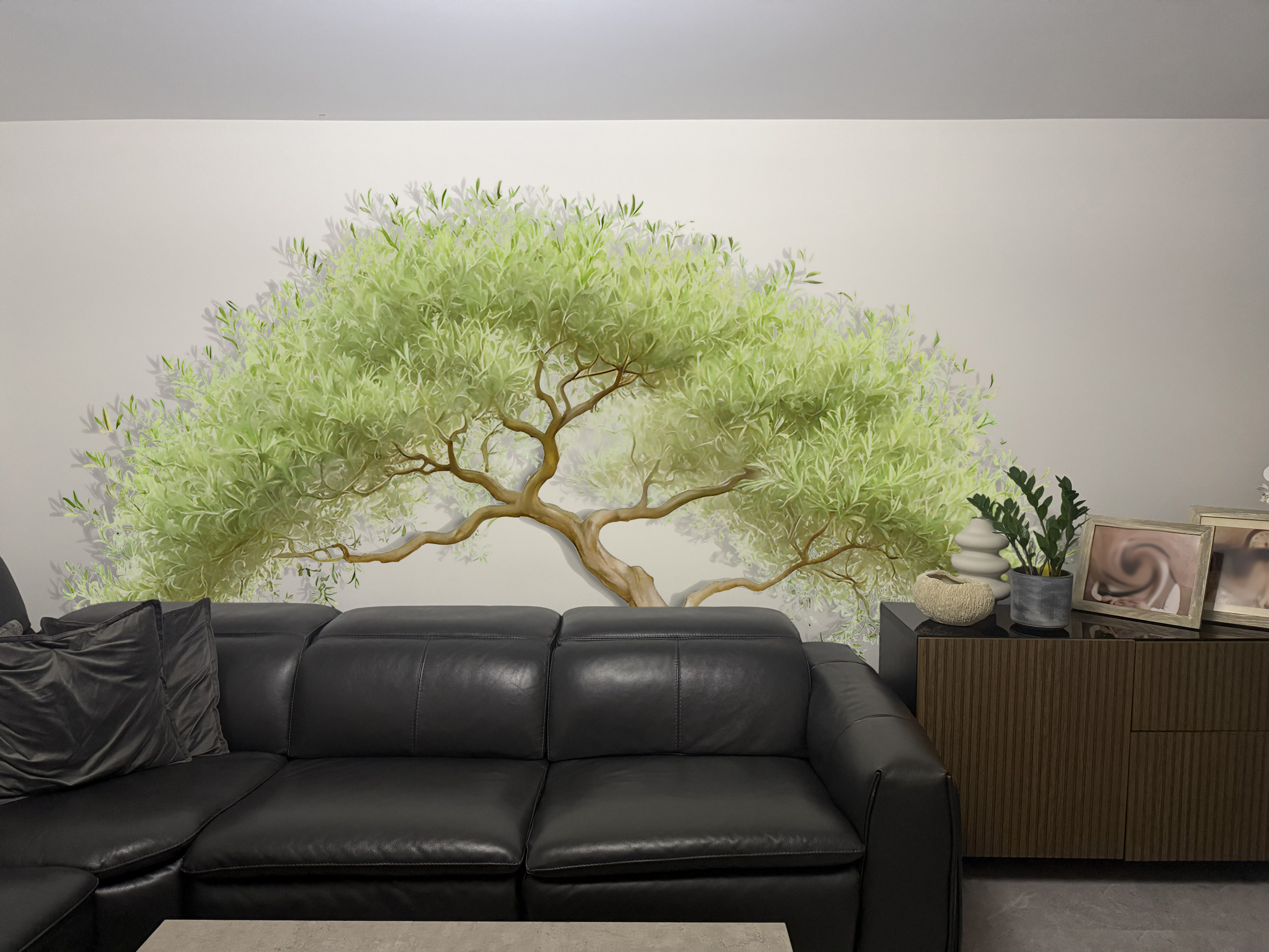 Nature-Inspired Wall Mural Concept