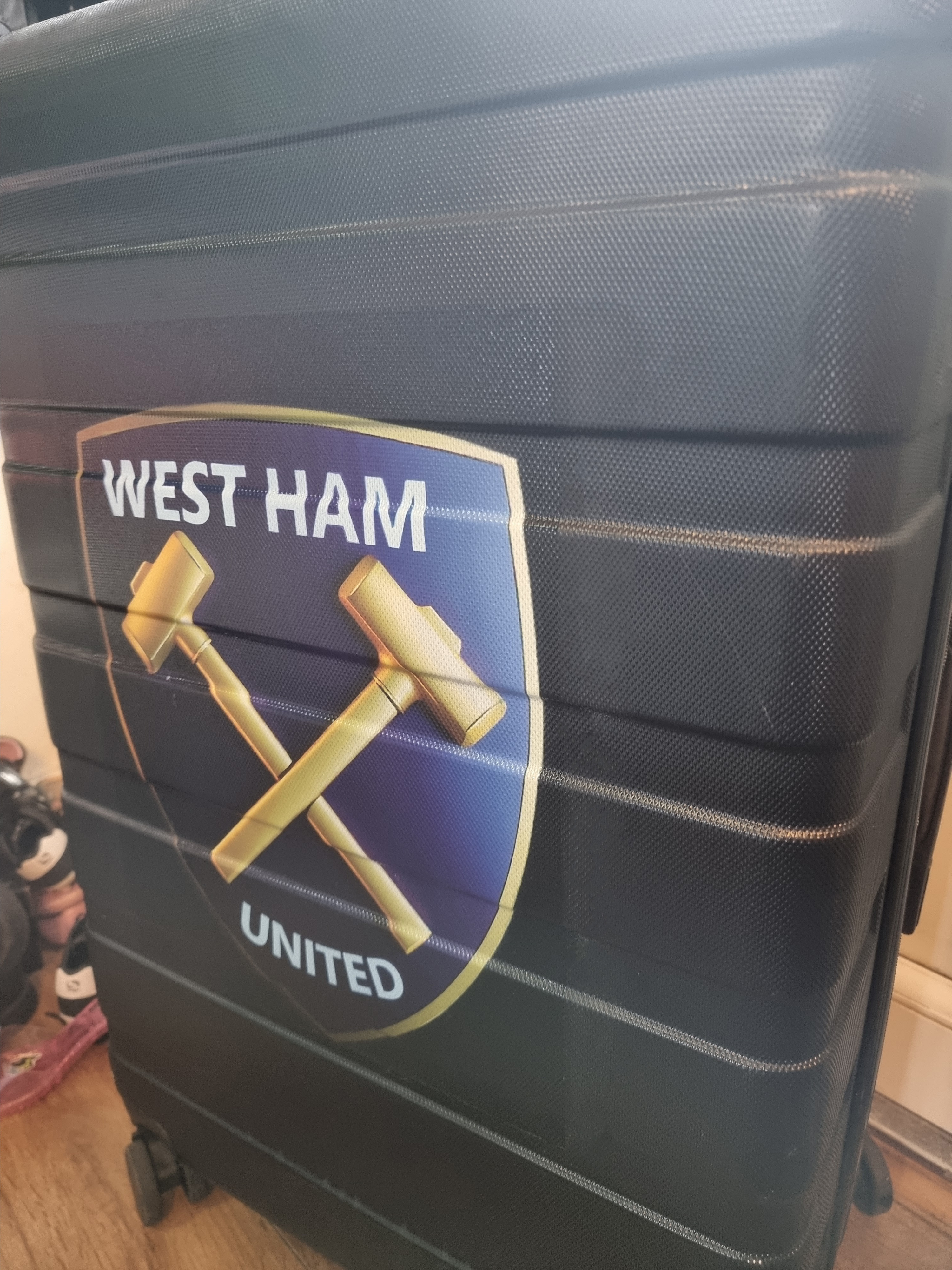 Custom UV Printed Travel Case – West Ham Inspired Design