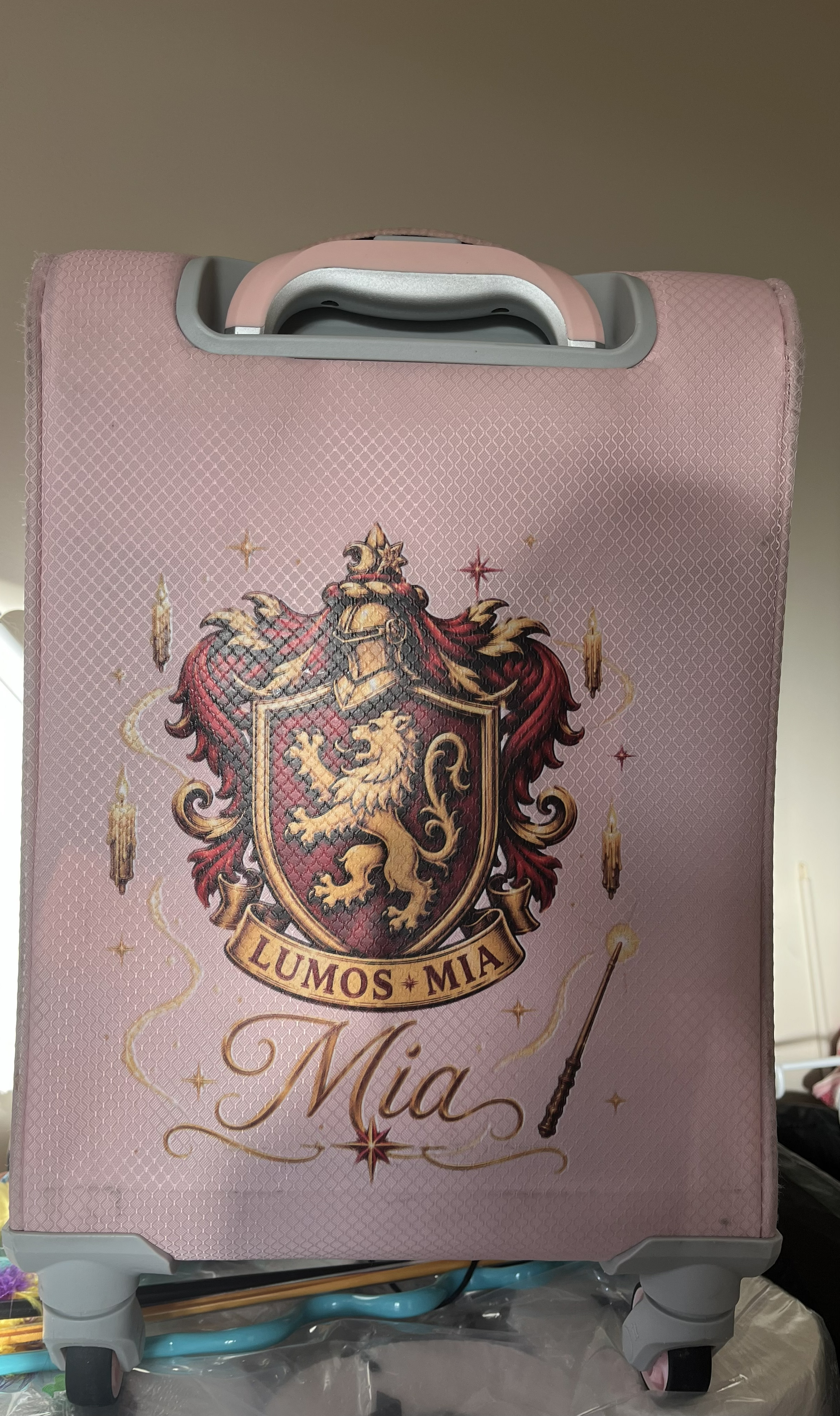 Custom Fantasy Luggage UV Print – “Lumos Mia”