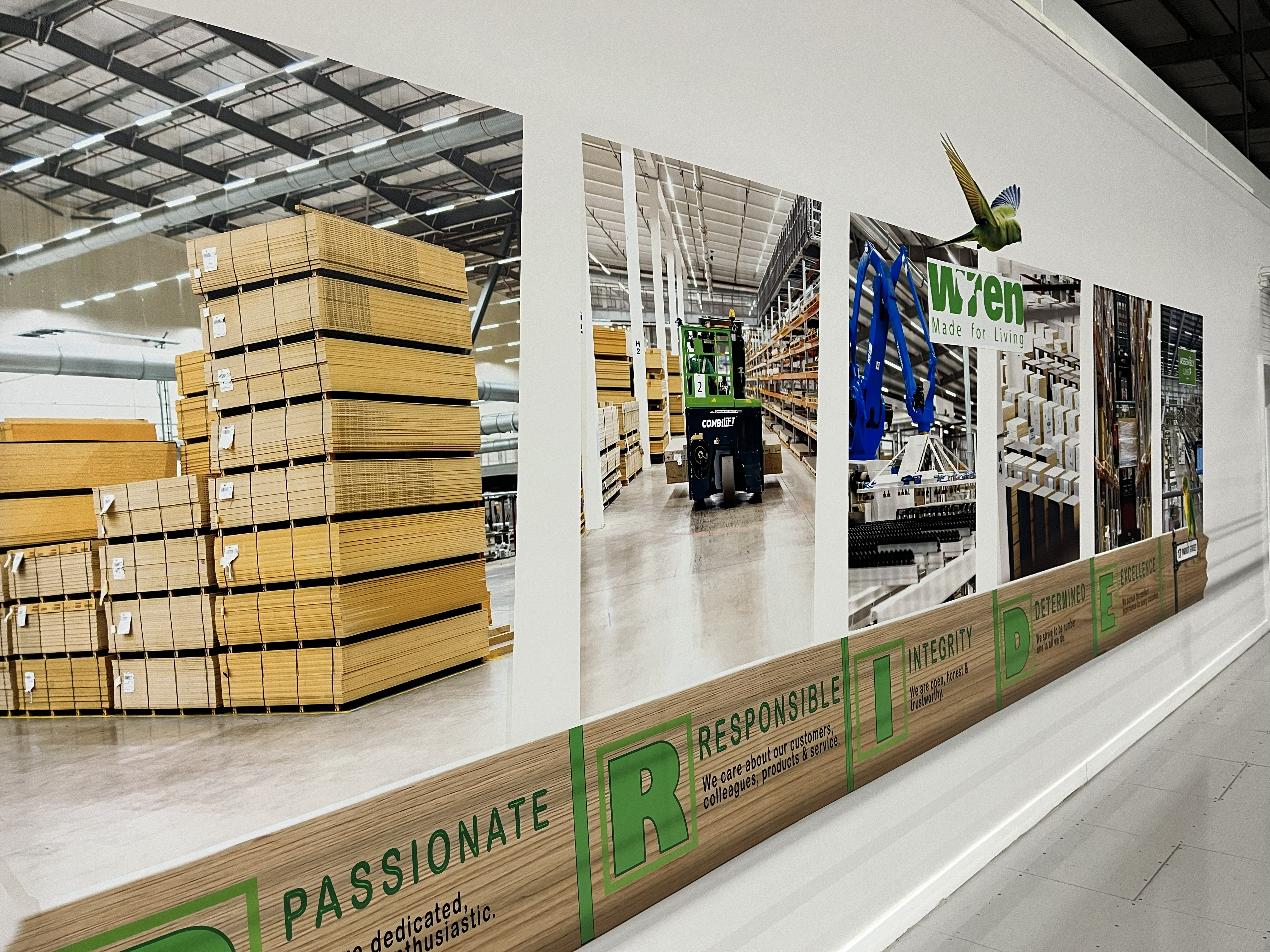 Industrial Wall Mural – 16.5 m²